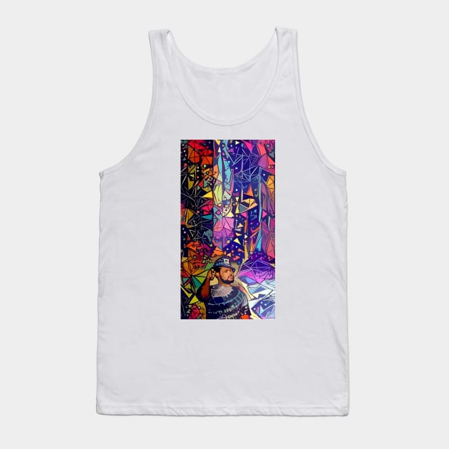 Abstract Schoolboy Q Tank Top by stilldan97